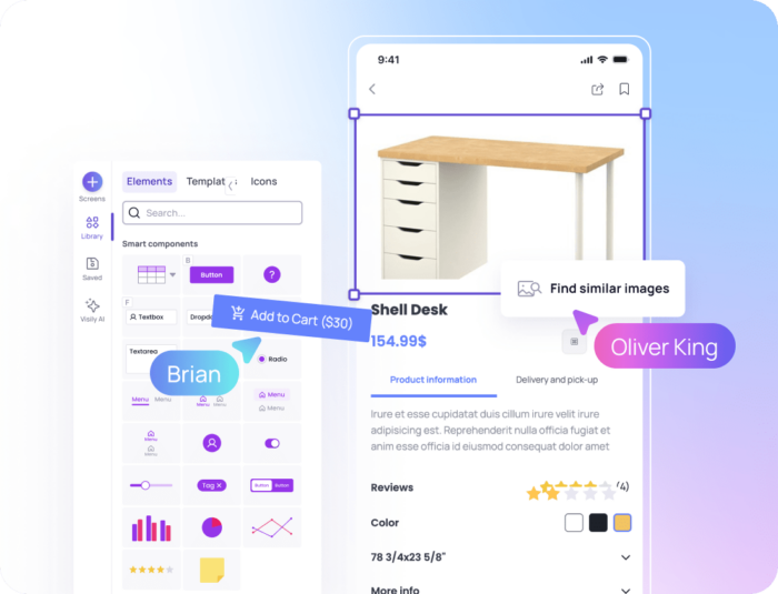 Free Ui Mockup Tool Visily