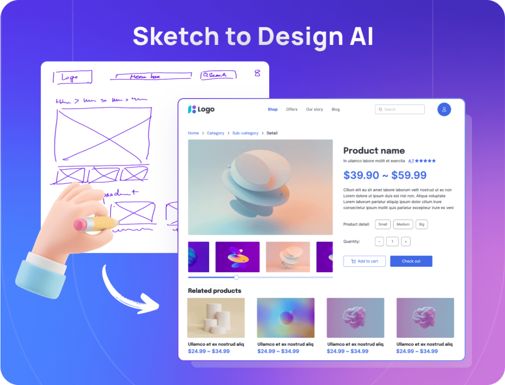 Free AI UI Design Generator - Visily