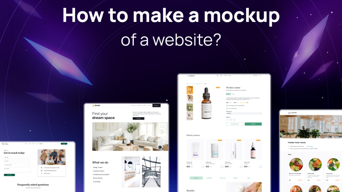 How to Create a Website Mockup? - Visily