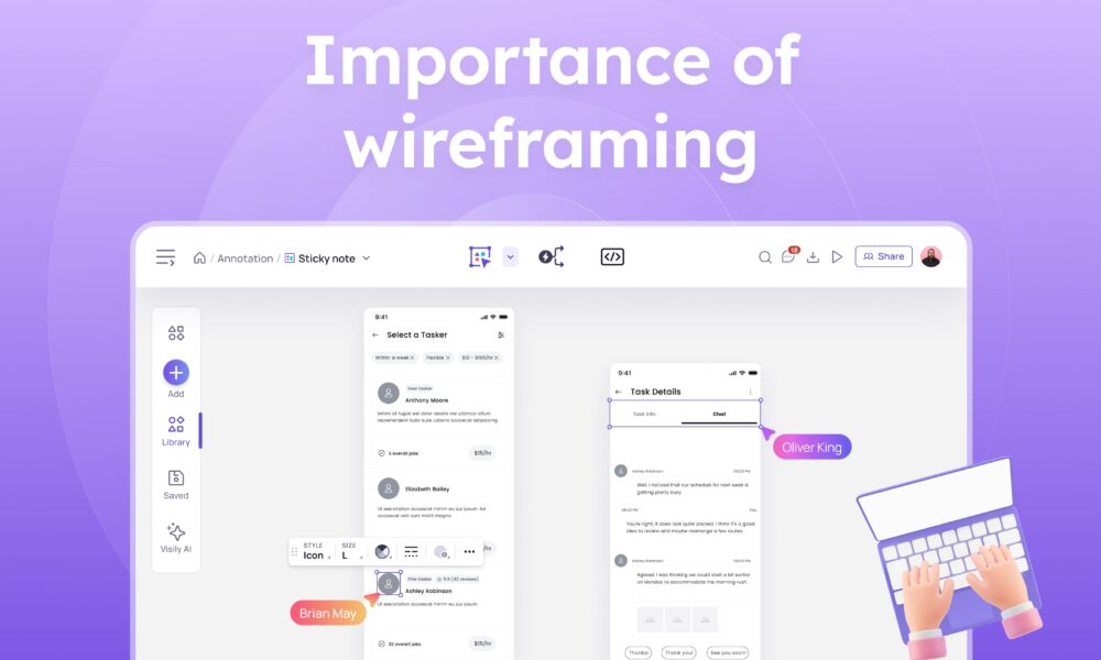 Importance of wireframing Visily AI
