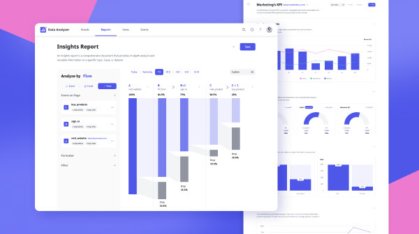 Website Analytics Template - Visily