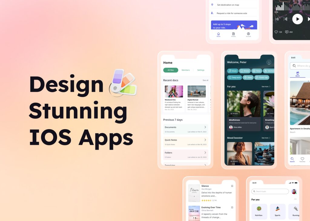 Designing iphone apps - Visily AI