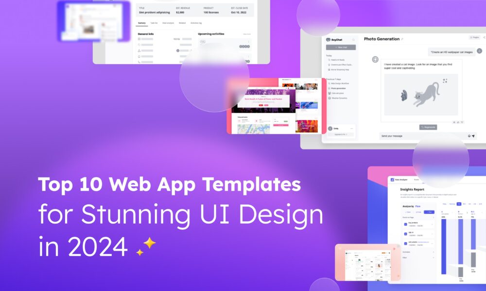 Top 10 Web App Templates for Stunning UI Design in 2024 - Visily AI