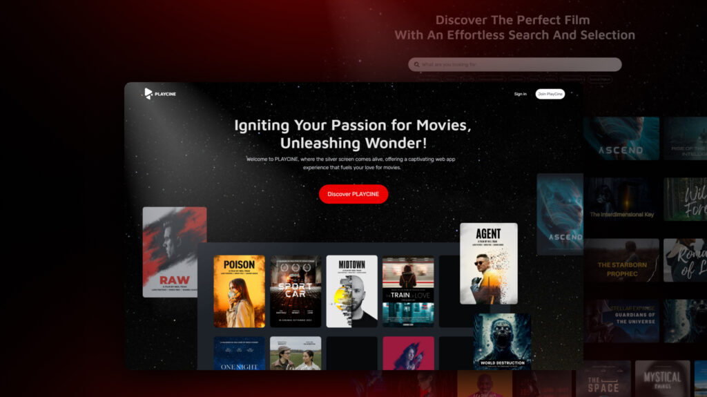 Movie Streaming Service template