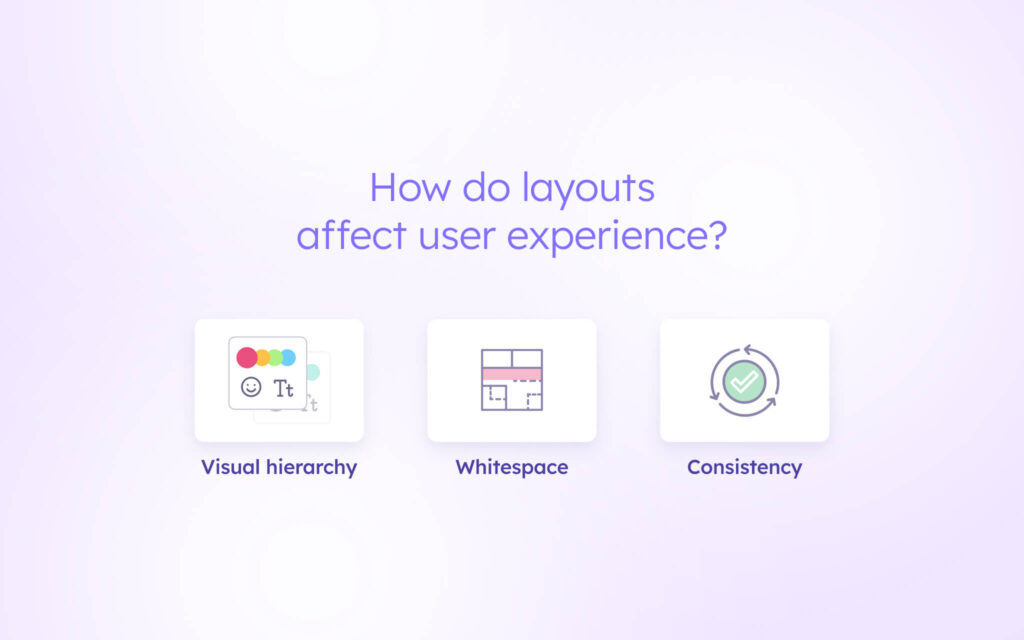 How do layouts affect user experience?