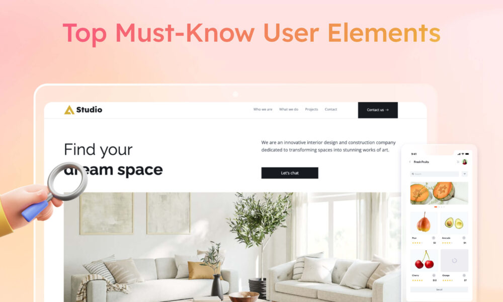 User Interface elements everyone should know