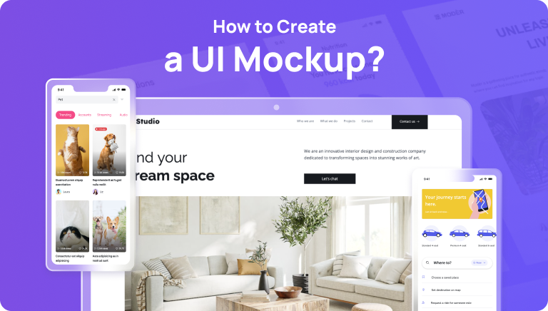 How to create a UI mockup?