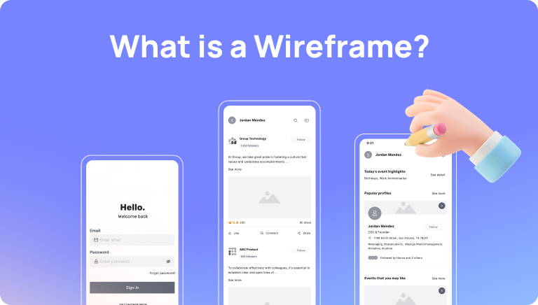 What is a wireframe?