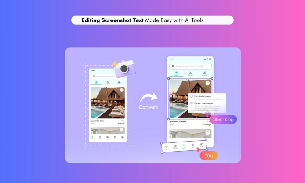 Editing Screenshot Text Made Easy with AI Tools