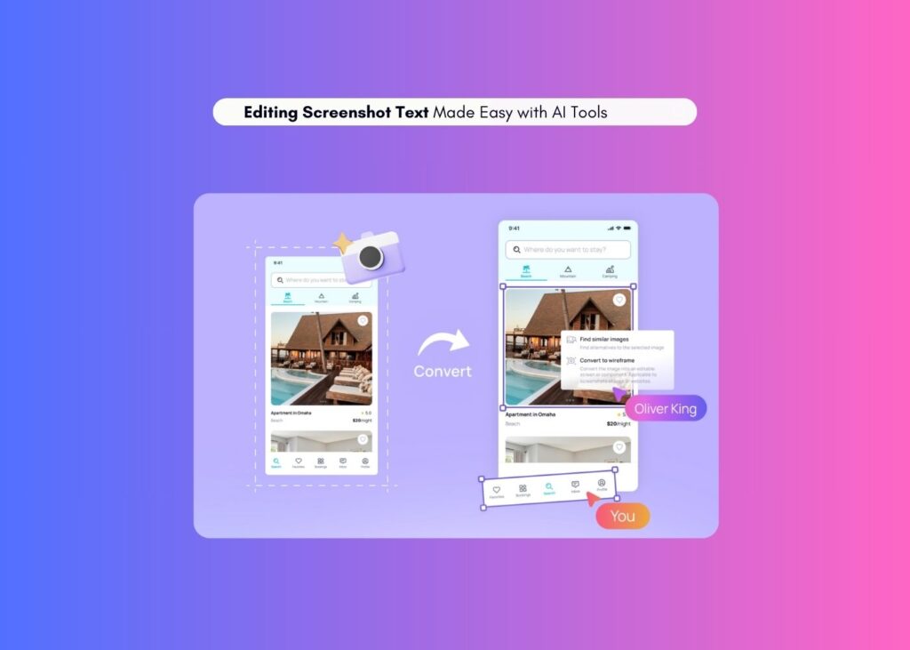 Editing Screenshot Text Made Easy with AI Tools